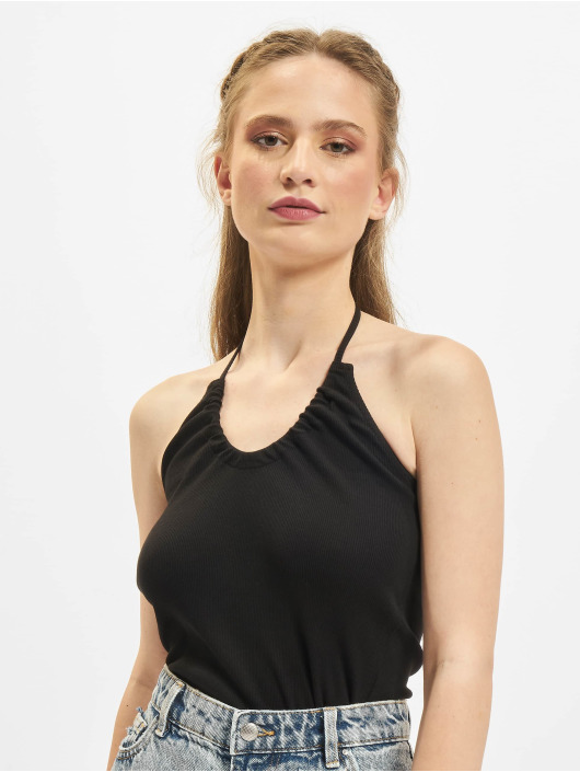 Only Tops sans manche Nessa Rib noir